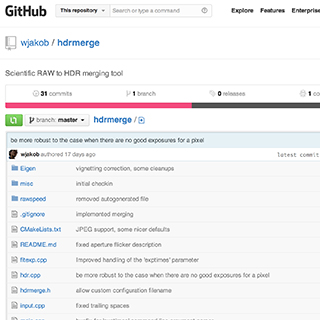 Scientific HDR processing pipeline